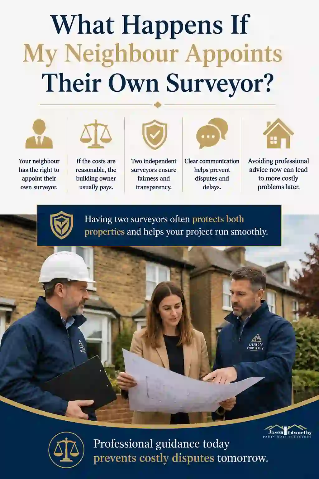 What Happens If My Neighbour Appoints Their Own Surveyor England?