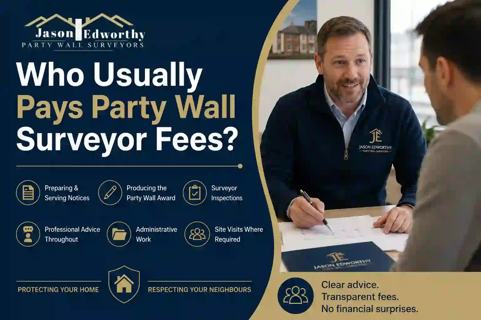 Who Usually Pays Party Wall Surveyor Fees England?