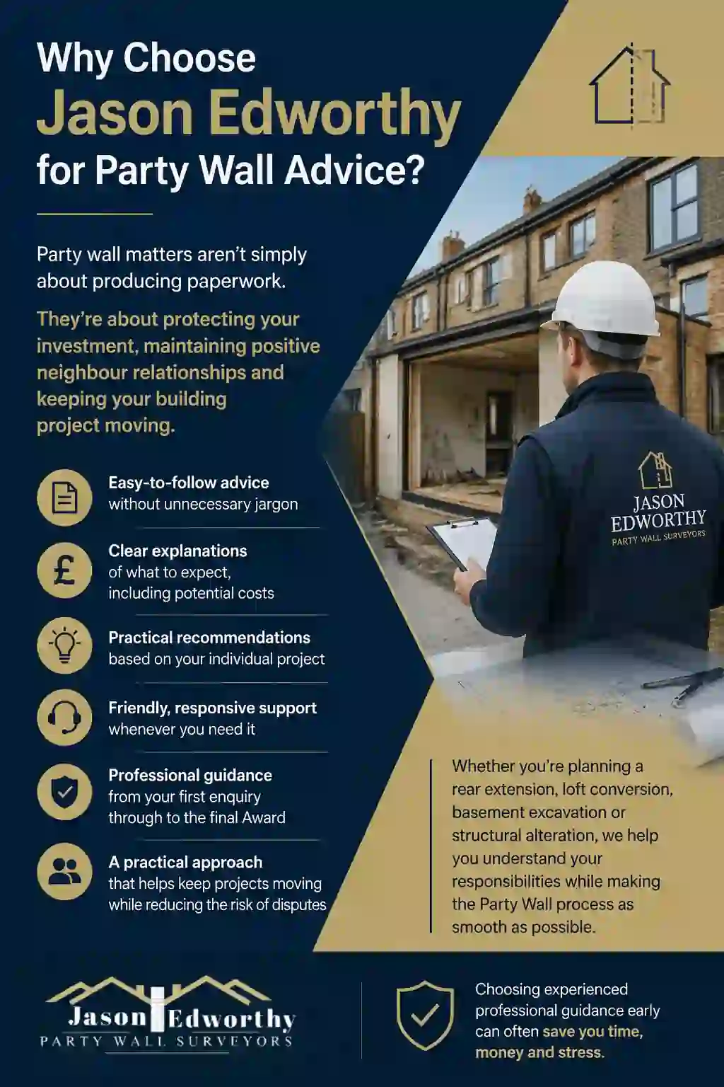 Why Choose Jason Edworthy for Party Wall Advice England?